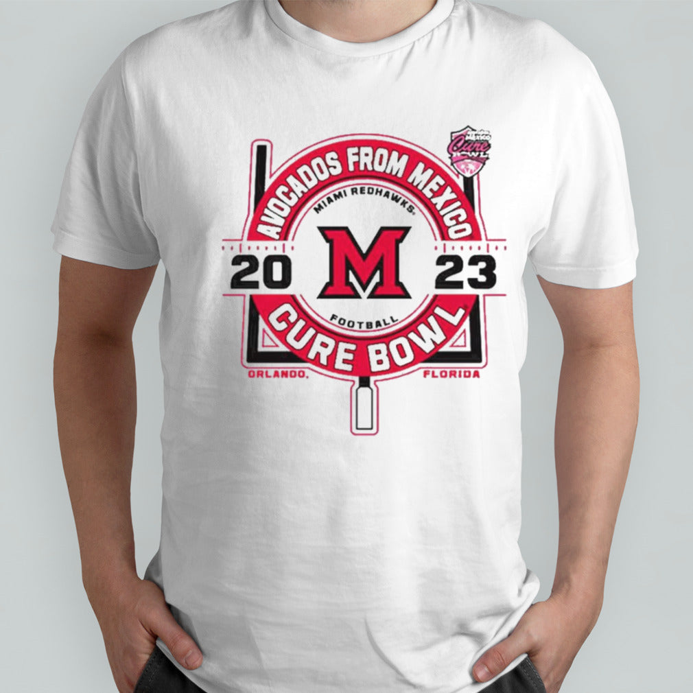 MiamI Redhawks football 2023 Cure bowl shirts