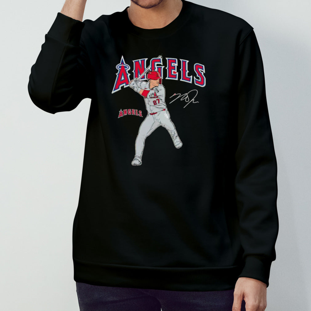 Mike Trout Los Angeles Angels Player Swing signature shirt