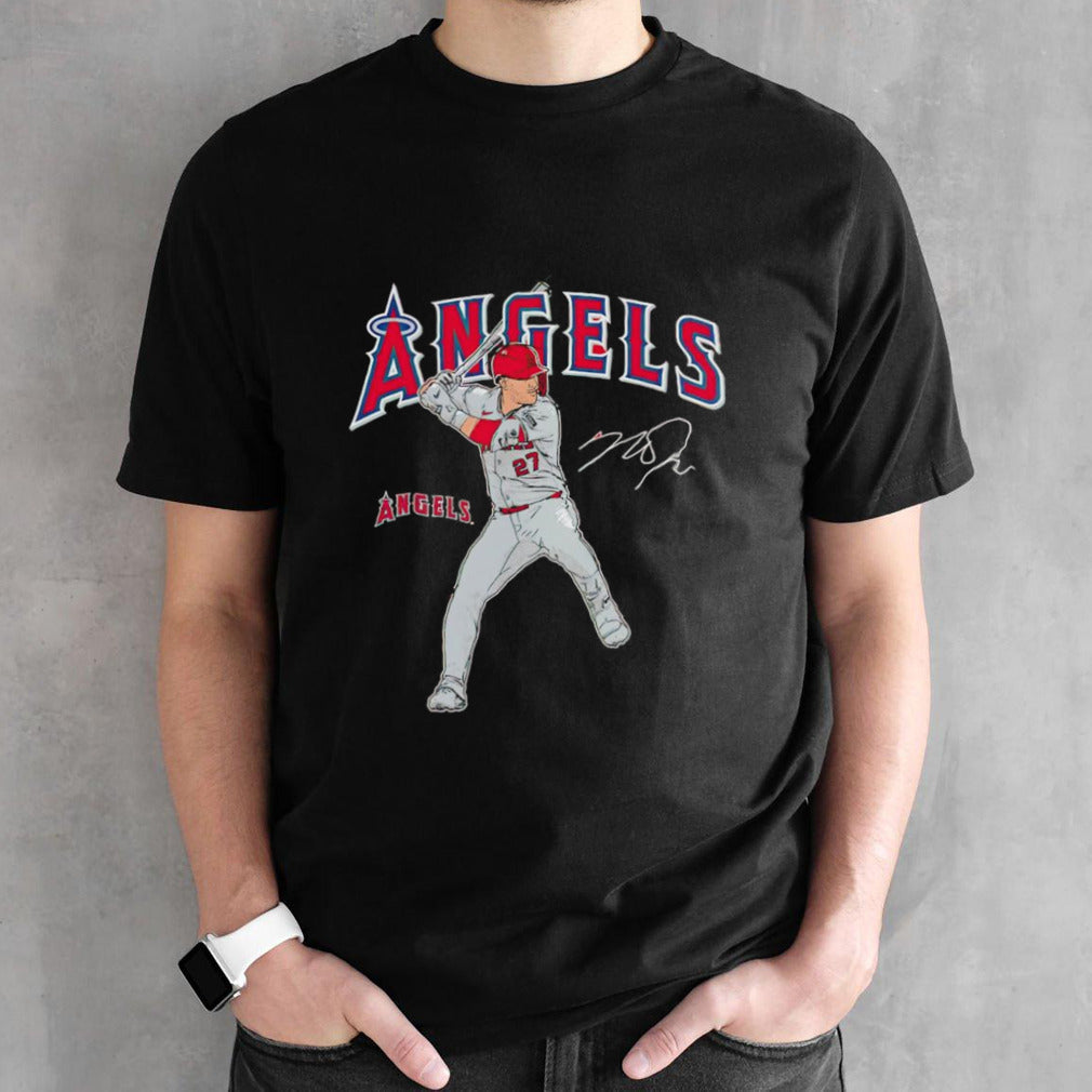 Mike Trout Los Angeles Angels Player Swing signature shirt