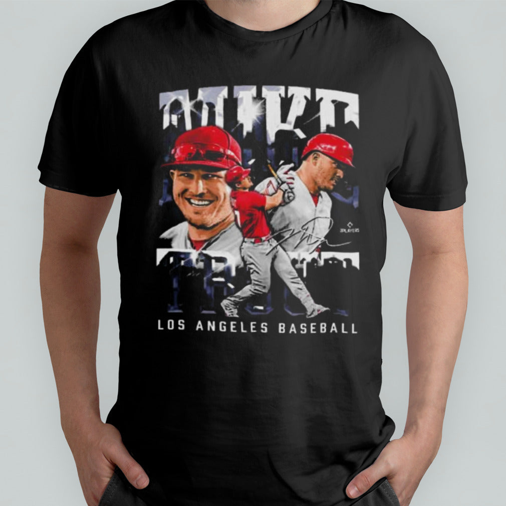 Mike Trout Los Angeles Angels Vintage signature shirt