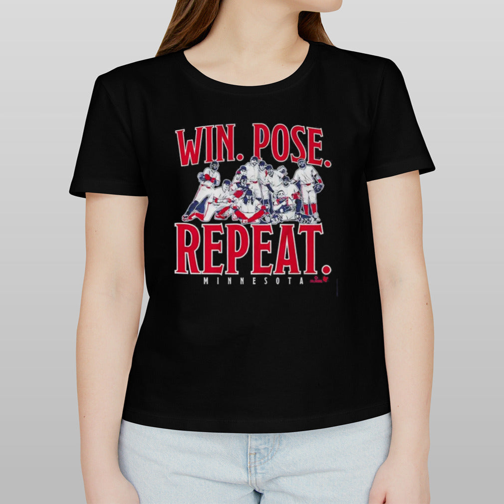 Minnesota Baseball Win. Pose. Repeat 2024 shirt
