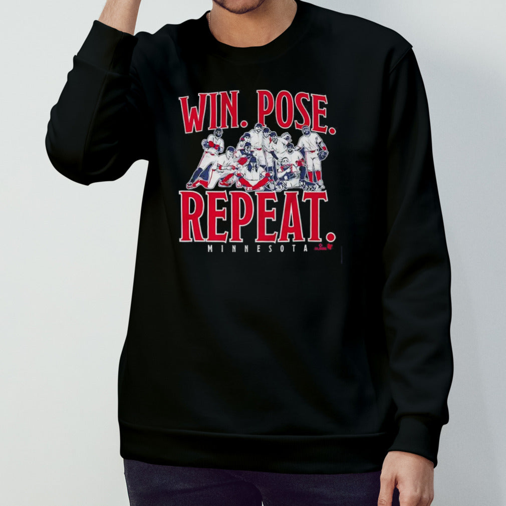 Minnesota Baseball Win. Pose. Repeat 2024 shirt