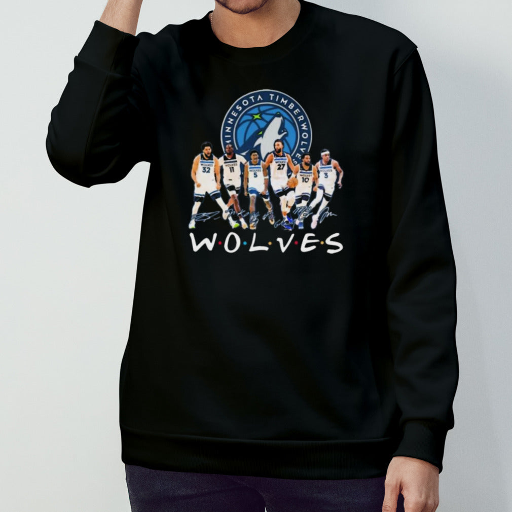 Minnesota Timberwolves Basketball True Team True Friends Signatures shirt