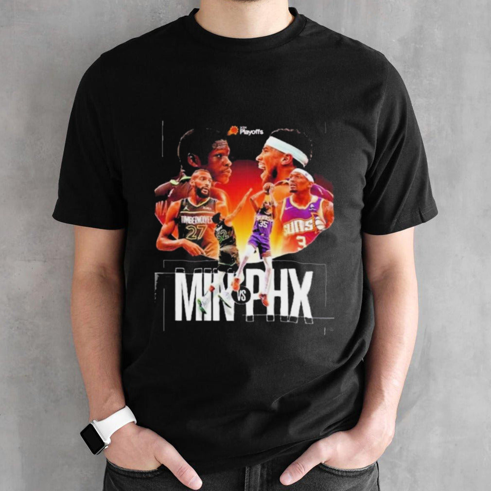 Minnesota Timberwolves X Phoenix Suns Locked-in To The First Round Of The 2024 Playoffs Shirts