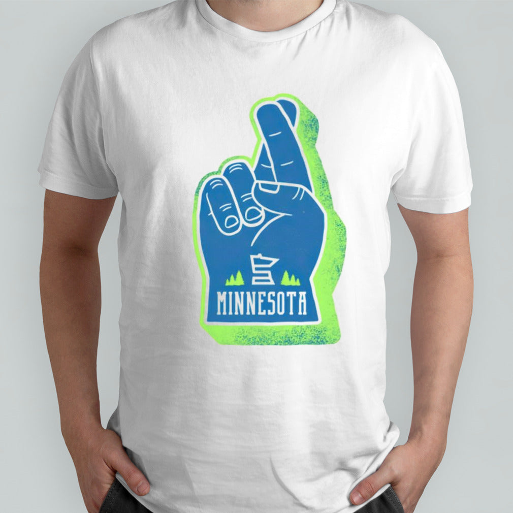 Minnesota Timberwolves mood fingers shirt