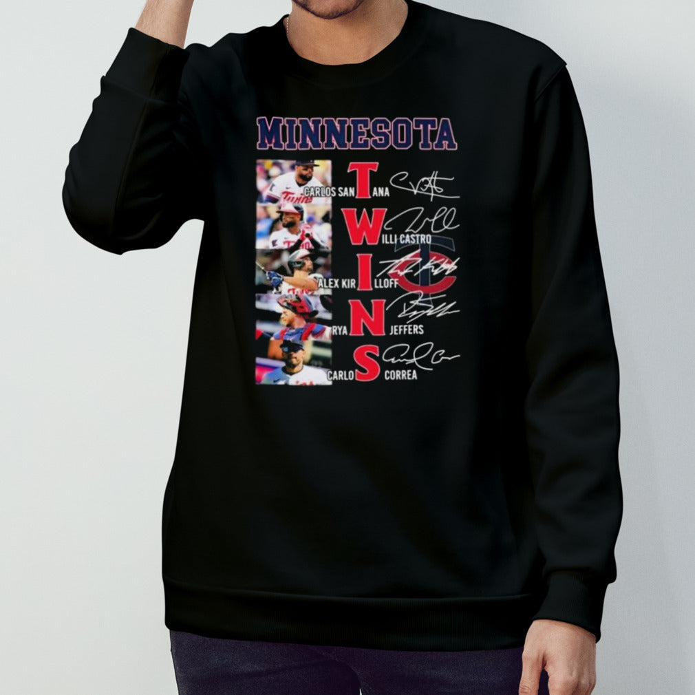 Minnesota Twins Players 2024 Santana Castro Kirilloff Jeffers Correa T-Shirt