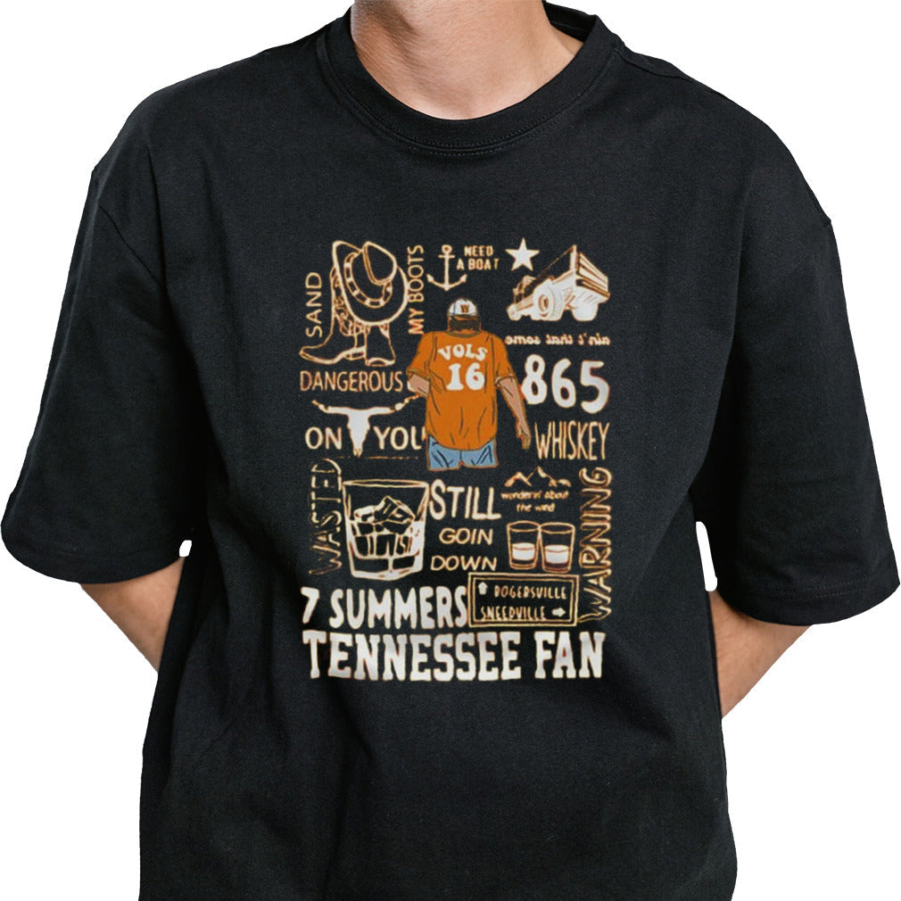 Morgan Wallen Tennessee Volunteers 7 Summers Tennessee Shirt
