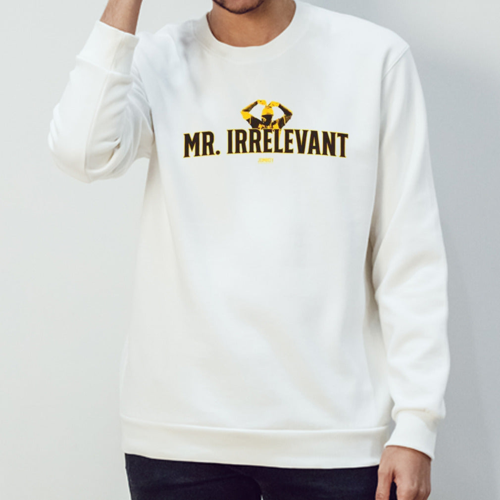 Mrs. Irrelevant love football shirts