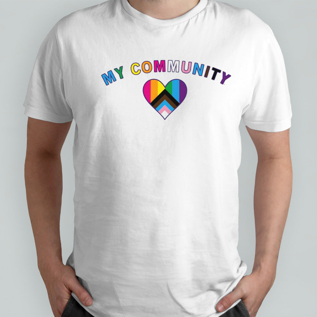 My community heart pride shirt