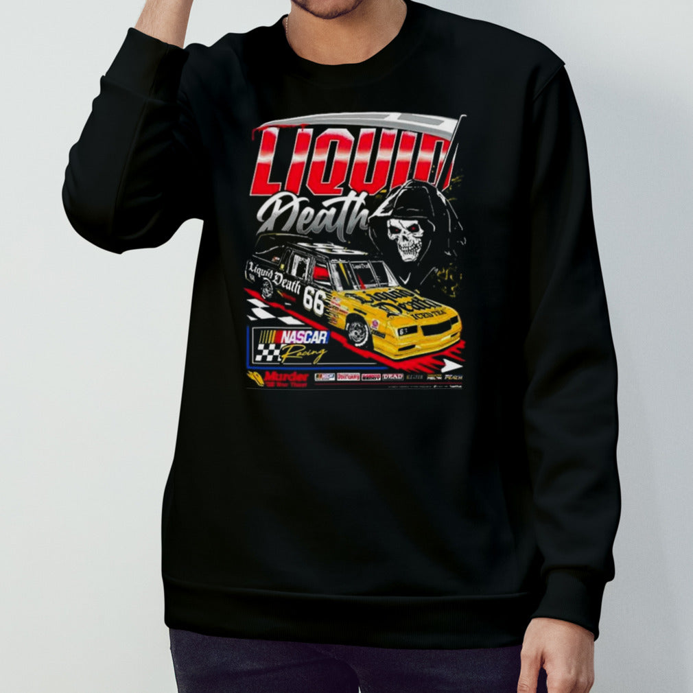 NASCAR x Liquid Death Thirst Hearse Tri-Blend T-shirt