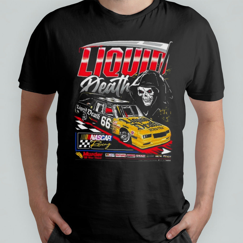 NASCAR x Liquid Death Thirst Hearse Tri-Blend T-shirt