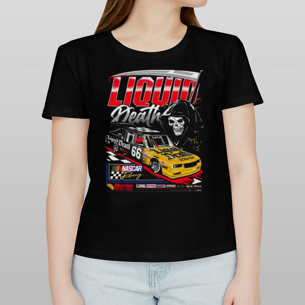 NASCAR x Liquid Death Thirst Hearse Tri-Blend T-shirt