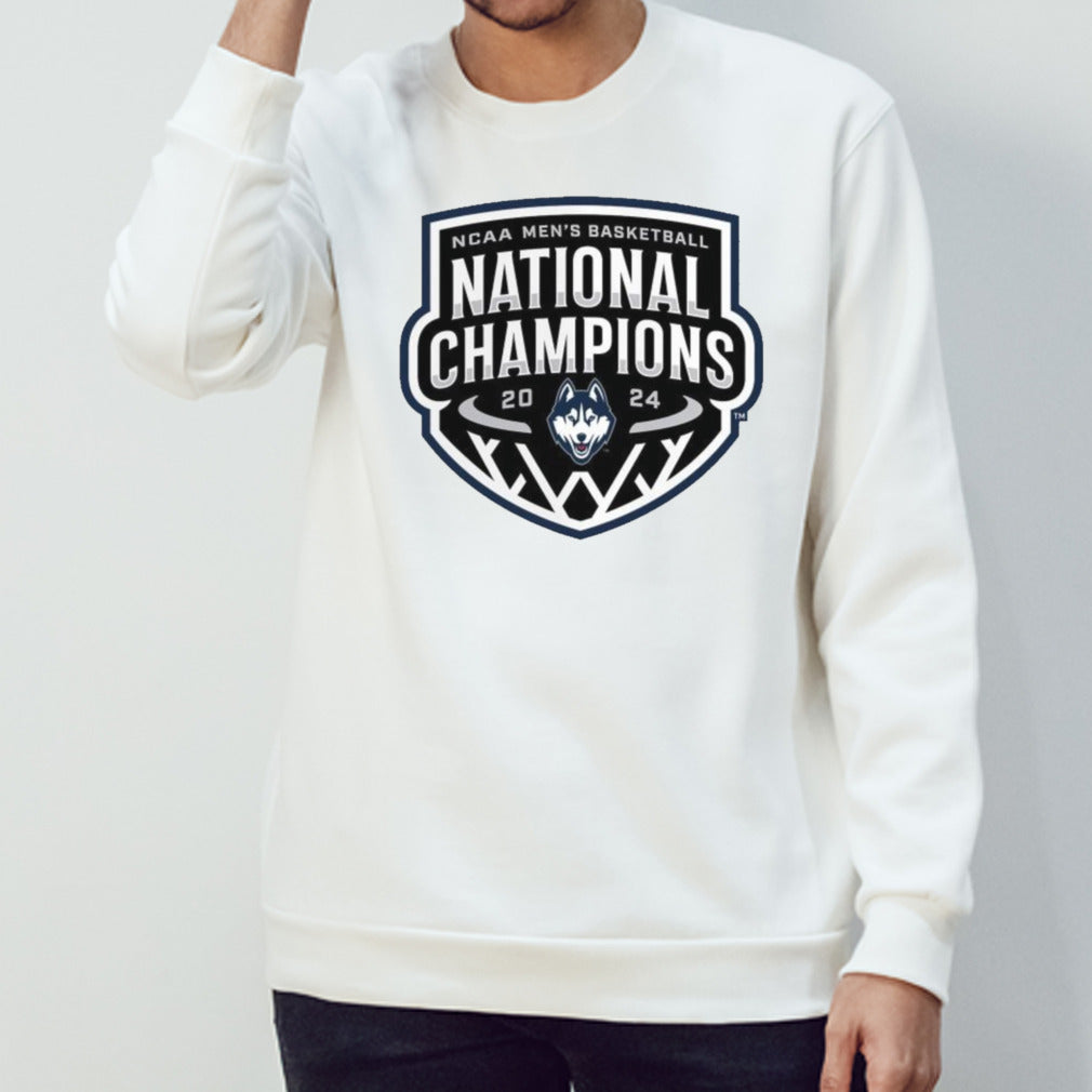 NCAA Mensâ€™s Basketball Uconn Huskies National champions Logo shirts