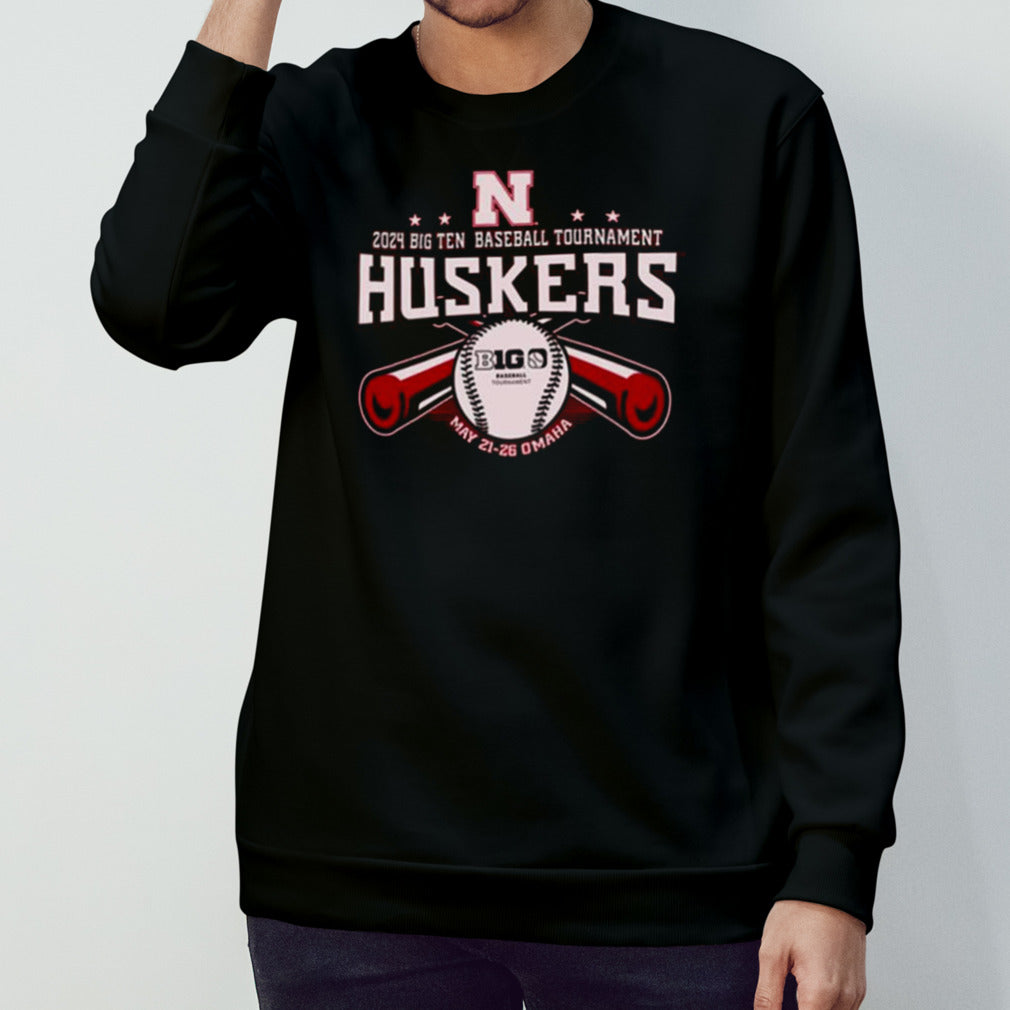 Nebraska Cornhuskers 2024 Big 10 Baseball Tournament May 21-26 Omaha T-Shirt