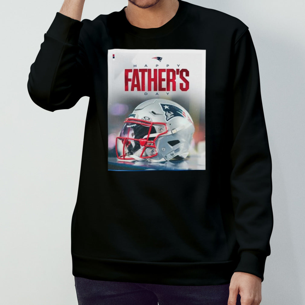 New England Patriots Helmet Happy Fatherâ€™s Day 2024 shirt