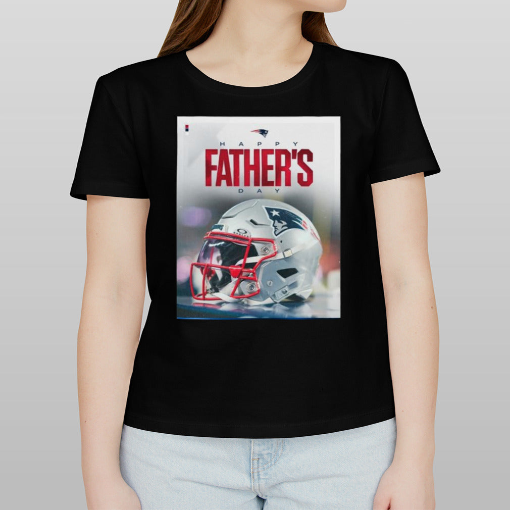 New England Patriots Helmet Happy Fatherâ€™s Day 2024 shirt