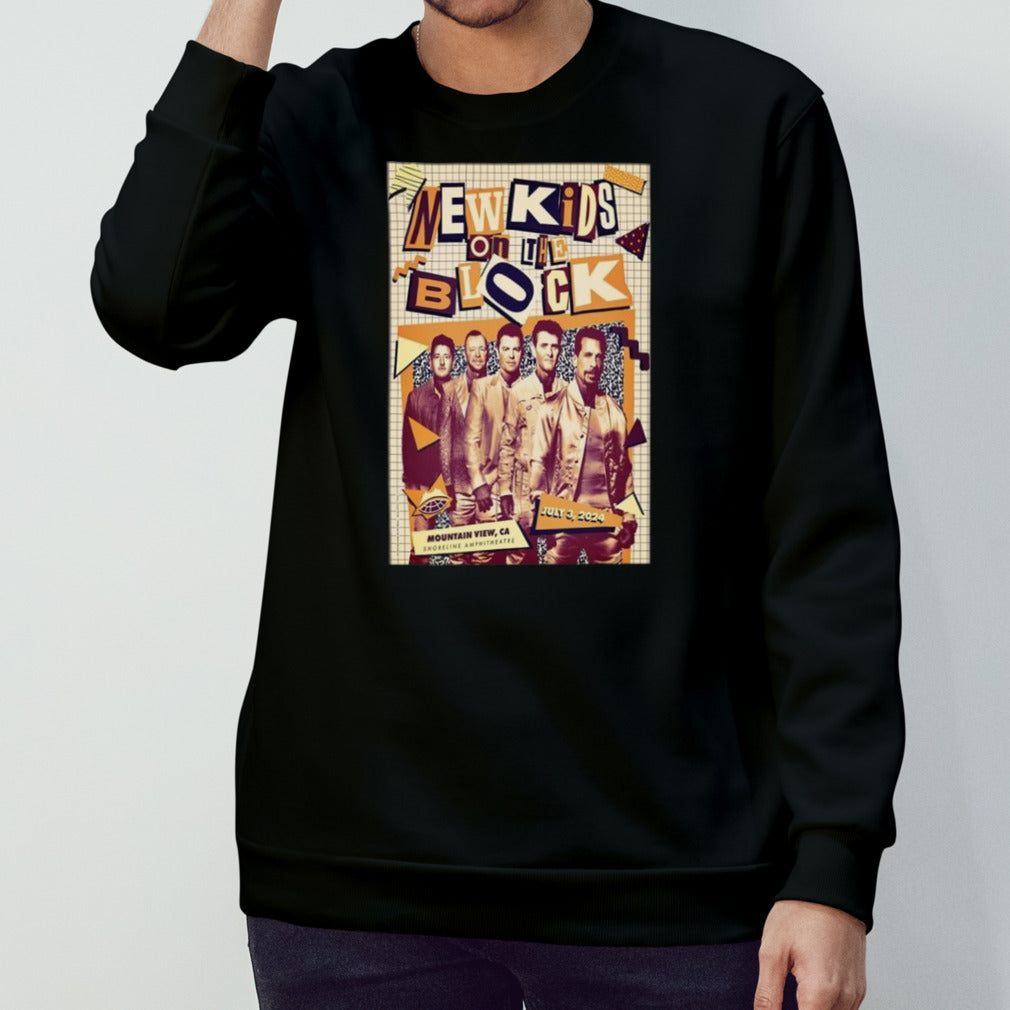 New Kids On The Block Show At Shoreline Amphitheatre On July 3 2024 T-shirt