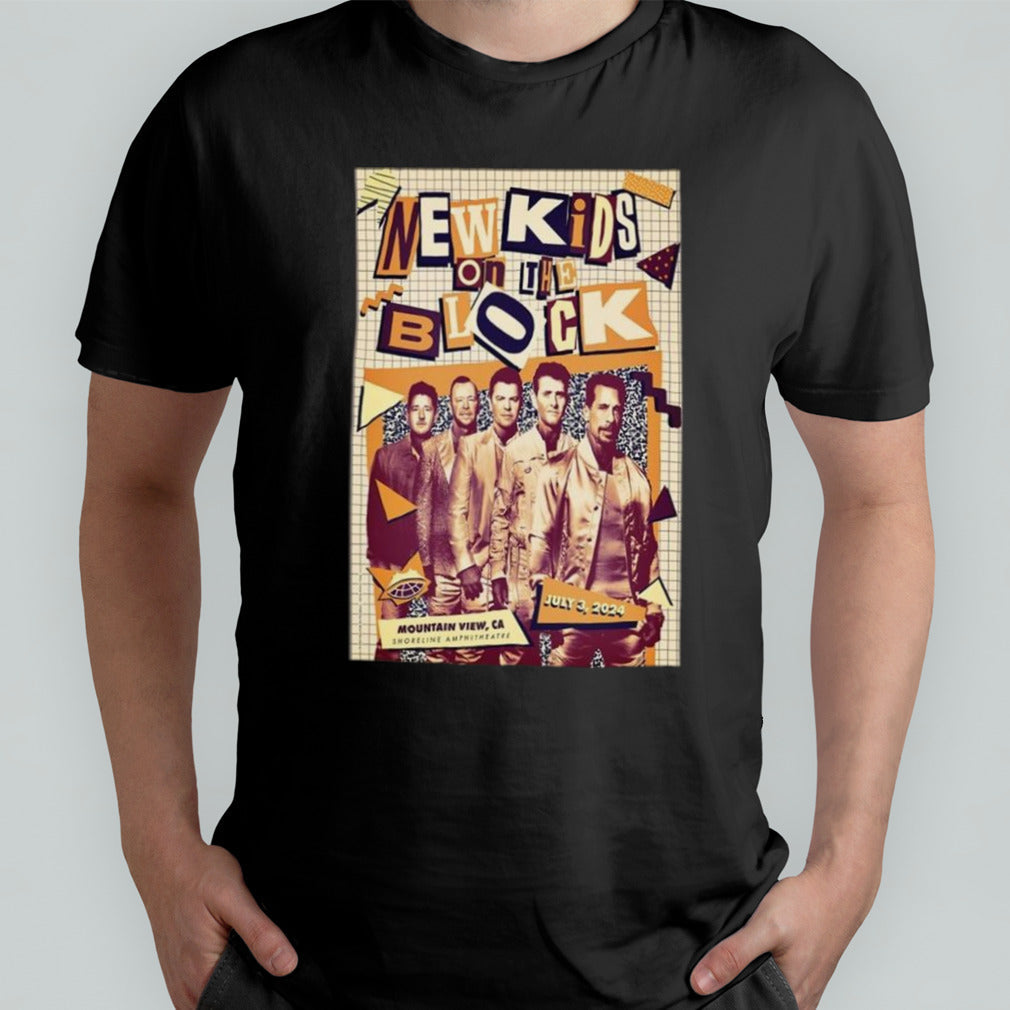 New Kids On The Block Show At Shoreline Amphitheatre On July 3 2024 T-shirt