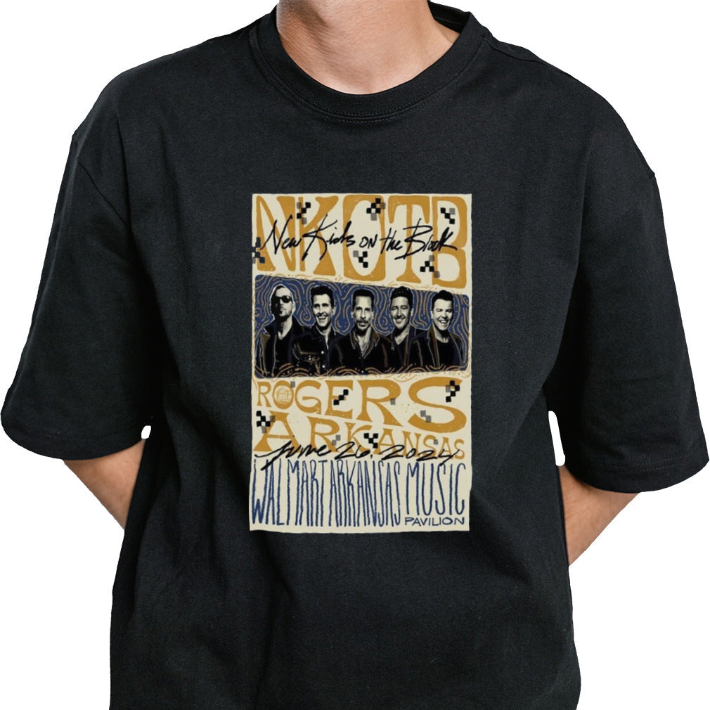 New Kids On The Block Walmart AMP Rogers AR June 26 2024 Tour Poster Shirt