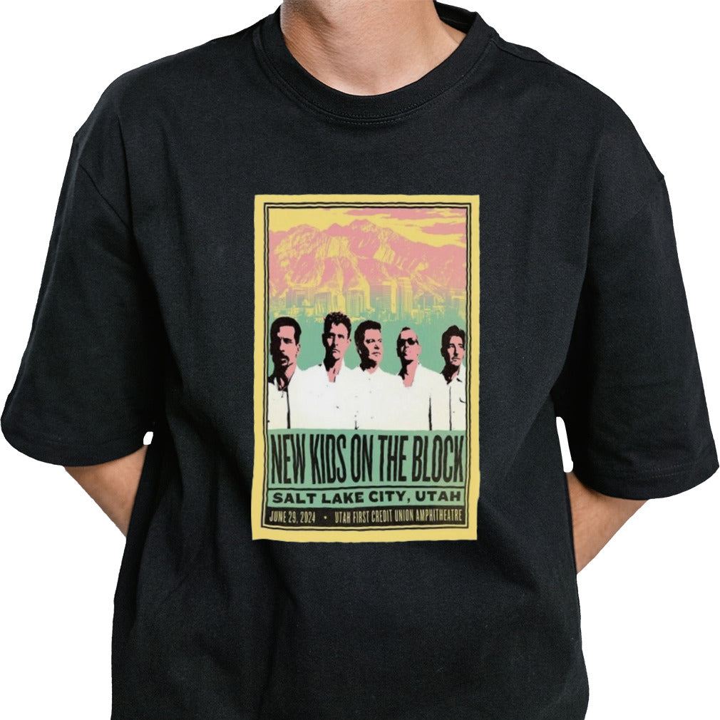 New Kids on the Block June 29 2024 Salt Lake City Utah Poster Shirt