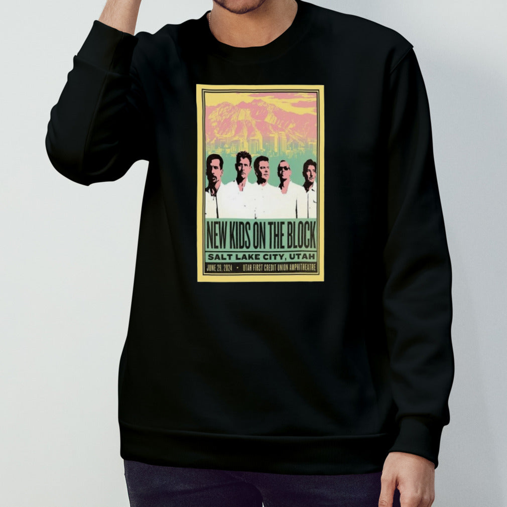 New Kids on the Block June 29 2024 Salt Lake City Utah Poster Shirt