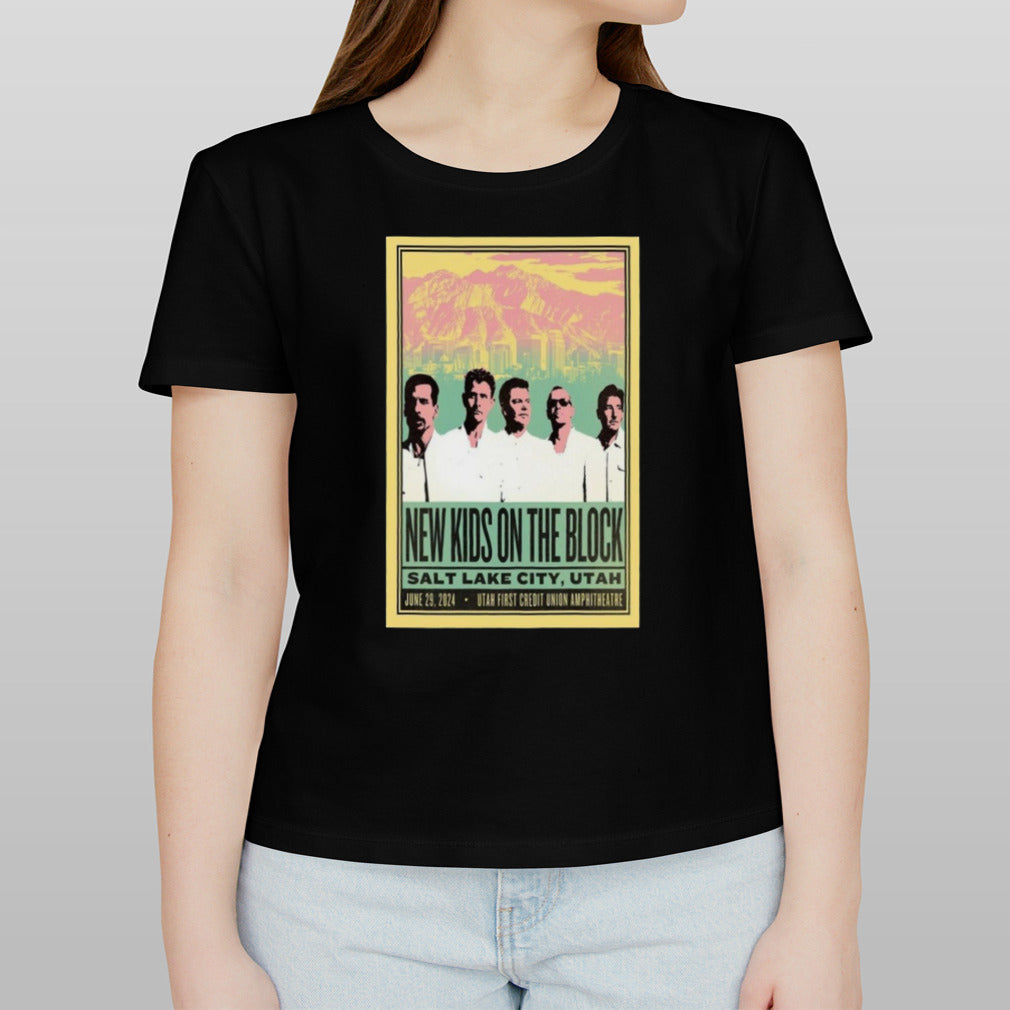 New Kids on the Block June 29 2024 Salt Lake City Utah Poster Shirt