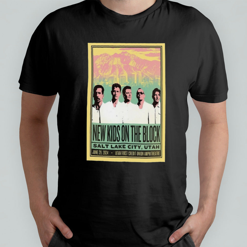 New Kids on the Block June 29 2024 Salt Lake City Utah Poster Shirt