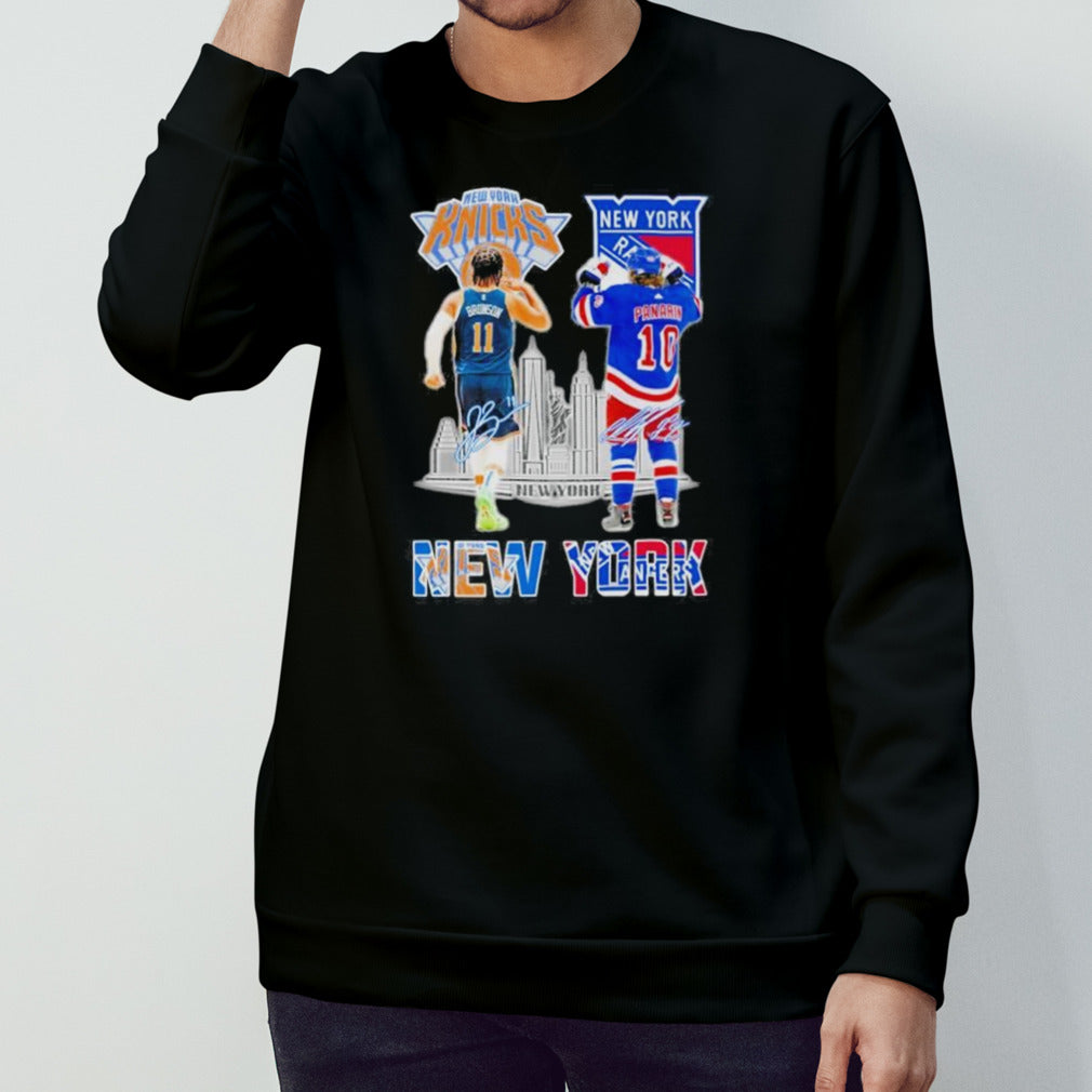 New York City Artemi Panarin New York Rangers And Jalen Brunson New York Knicks Signatures shirt