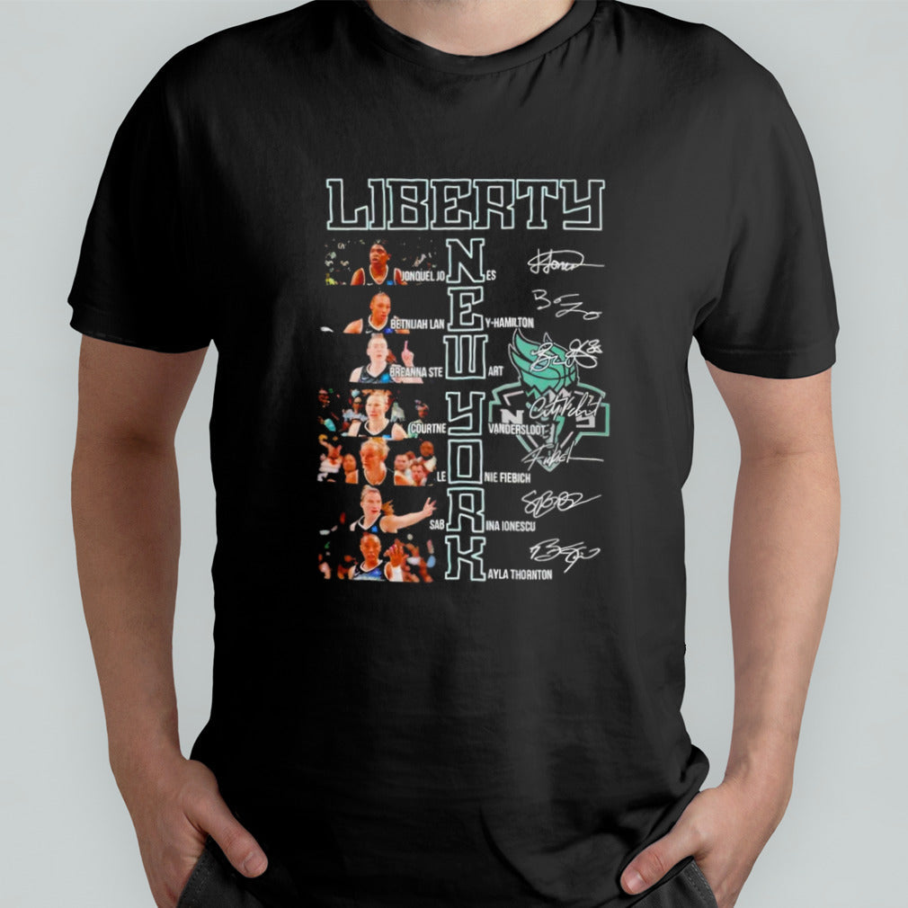 New York Liberty Womenâ€™s Basketball Greatest Players Signatures shirt