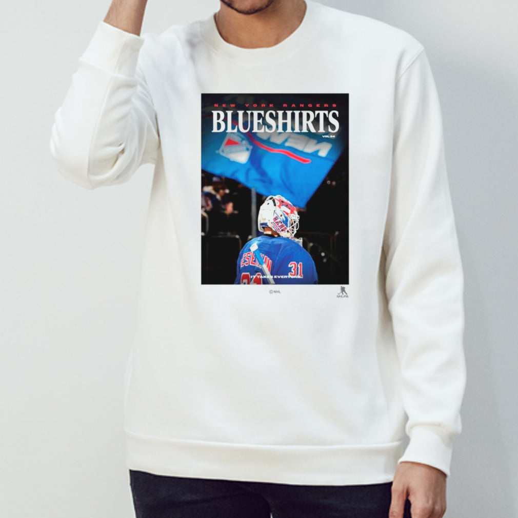 New York Rangers Blueshirts it takes everyone Igor Flag Magazine shirts