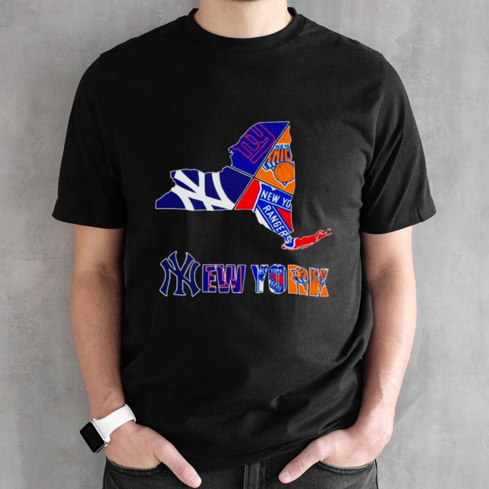 New York Rangers New York Giants New York Yankees Proud fan shirts