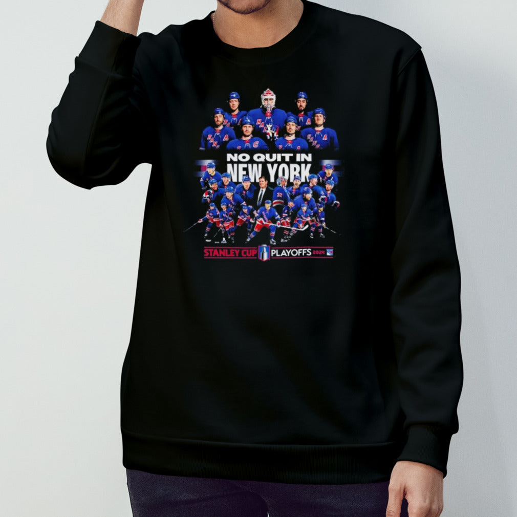 New York Rangers No Quit In New York Stanley Cup Playoffs 2024 T-shirts