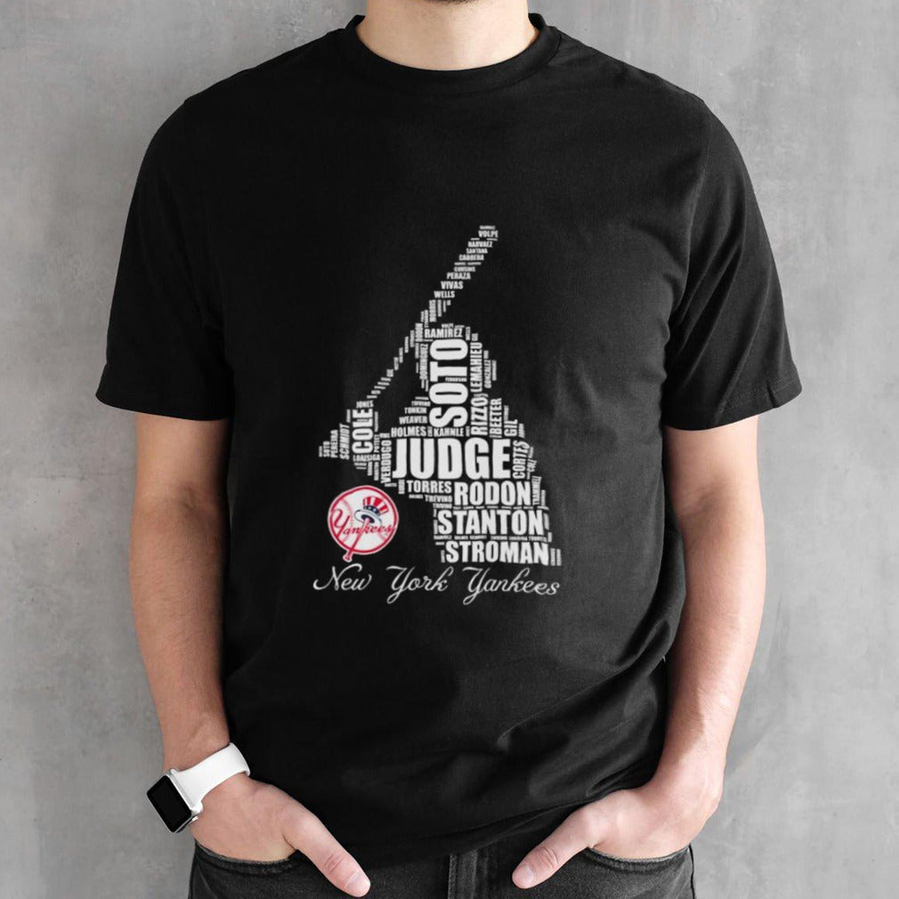 New York Yankees Players Name Baseball 2024 Shirt