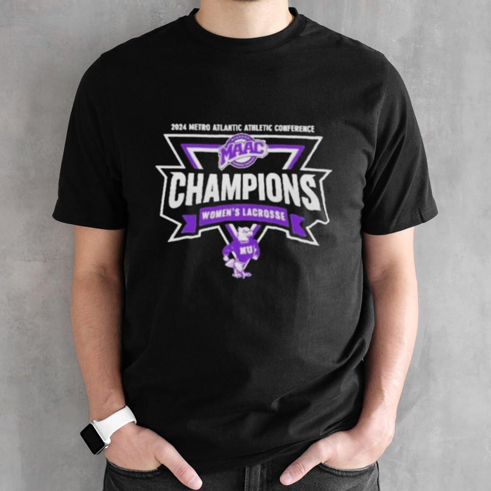 Niagara University Purple Eagles 2024 Metro Atlantic Athletic Conference Champions Womenâ€™s Lacrosse Shirt