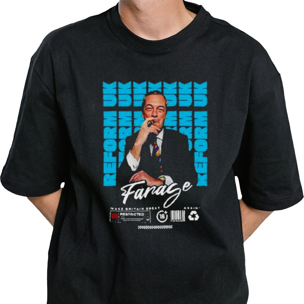 Nigel Farage Reform UK Make Britain Great Again T Shirt
