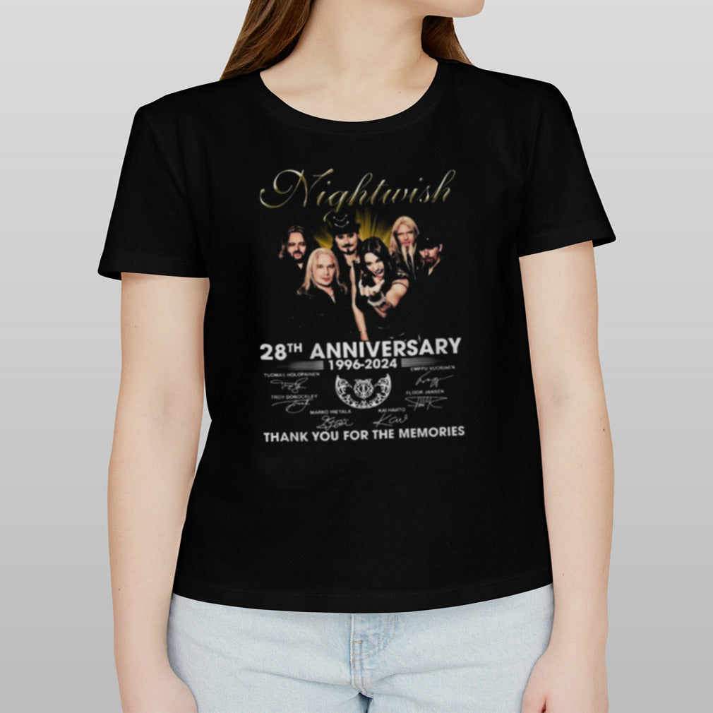 Nightwish 28th Anniversary 1996â€“2024 Thank You For The Memories shirt