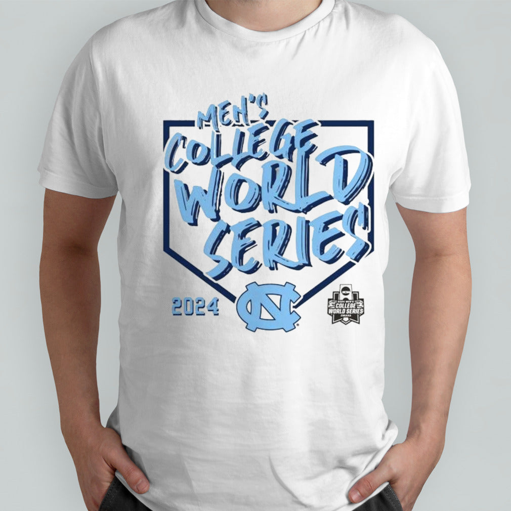 North Carolina Tar Heels 2024 NCAA Menâ€™s Baseball College World Series Swing Away T-shirt