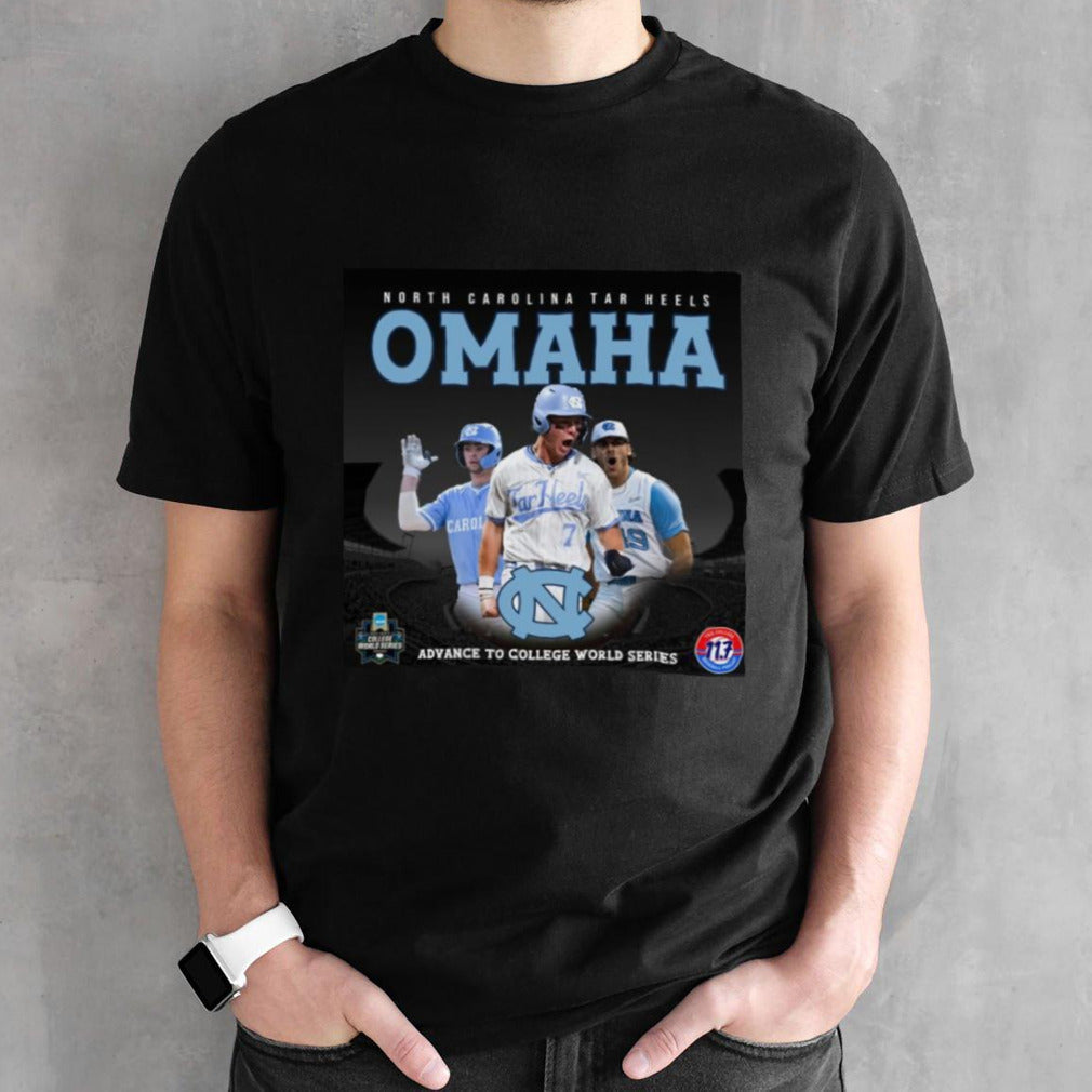 North Carolina Tar Heels Omaha 2024 Advance To Menâ€™s College World Series T-Shirt