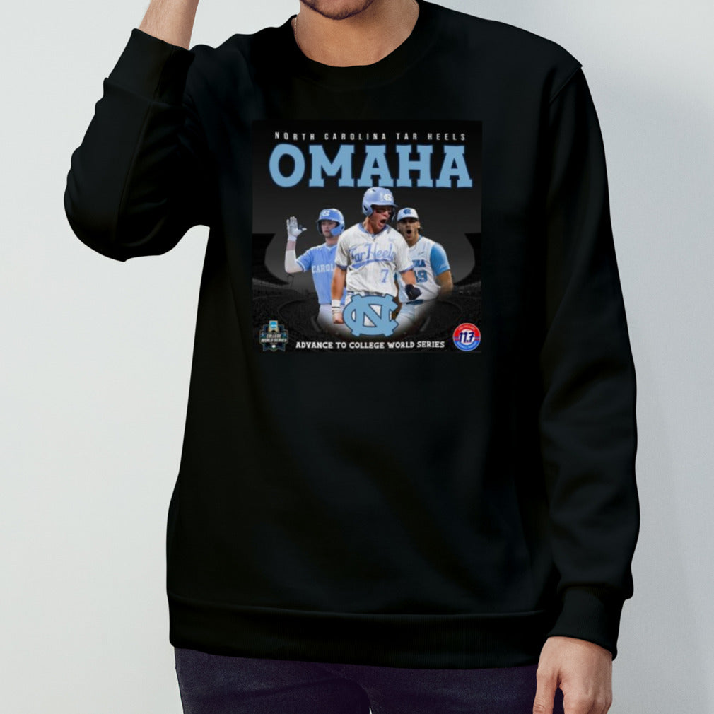 North Carolina Tar Heels Omaha 2024 Advance To Menâ€™s College World Series T-Shirt