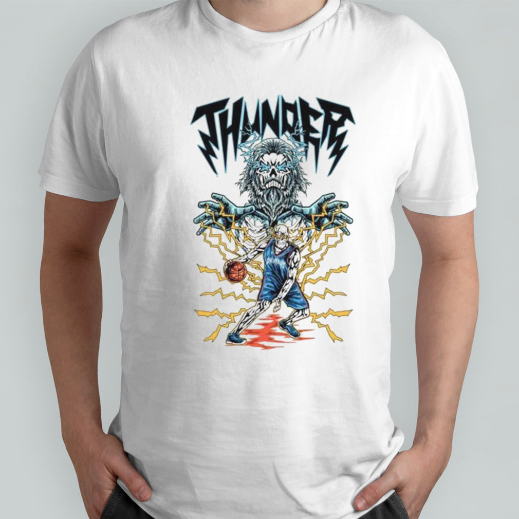 OKC Thunder skeleton shirts