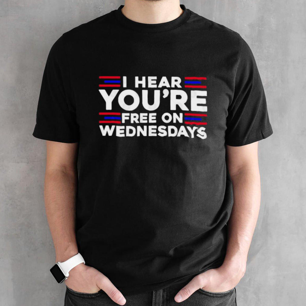 Official Biden 2024 I Hear Youâ€™Re Free On Wednesdays Shirt