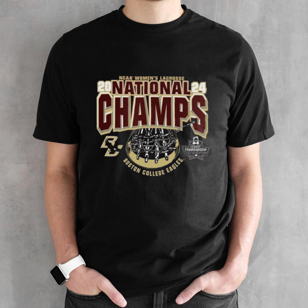 Official Boston College Womenâ€™s Lacrosse NCAA National Champions 2024 Shirt