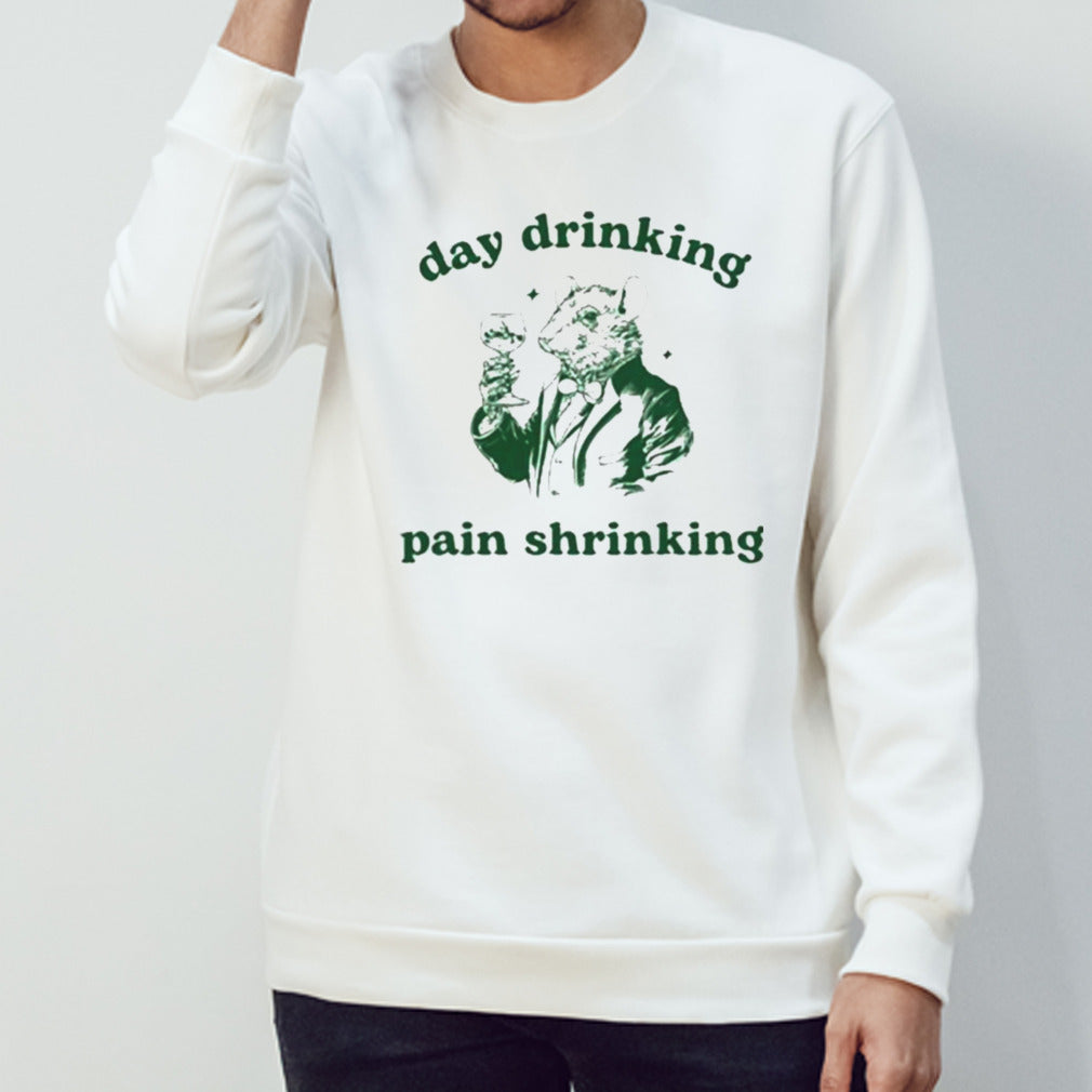 Official Day Drinking Pain Shrinking Rat Shirt