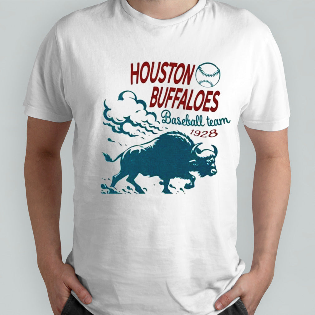 Official Defunct Houston Buffaloes Baseball Team 1928 Shirt