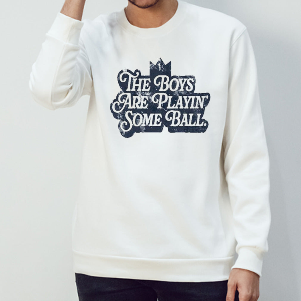 Official Kansas City The Boys Are Playinâ€™ Some Ball Ladies Boyfriend Shirt
