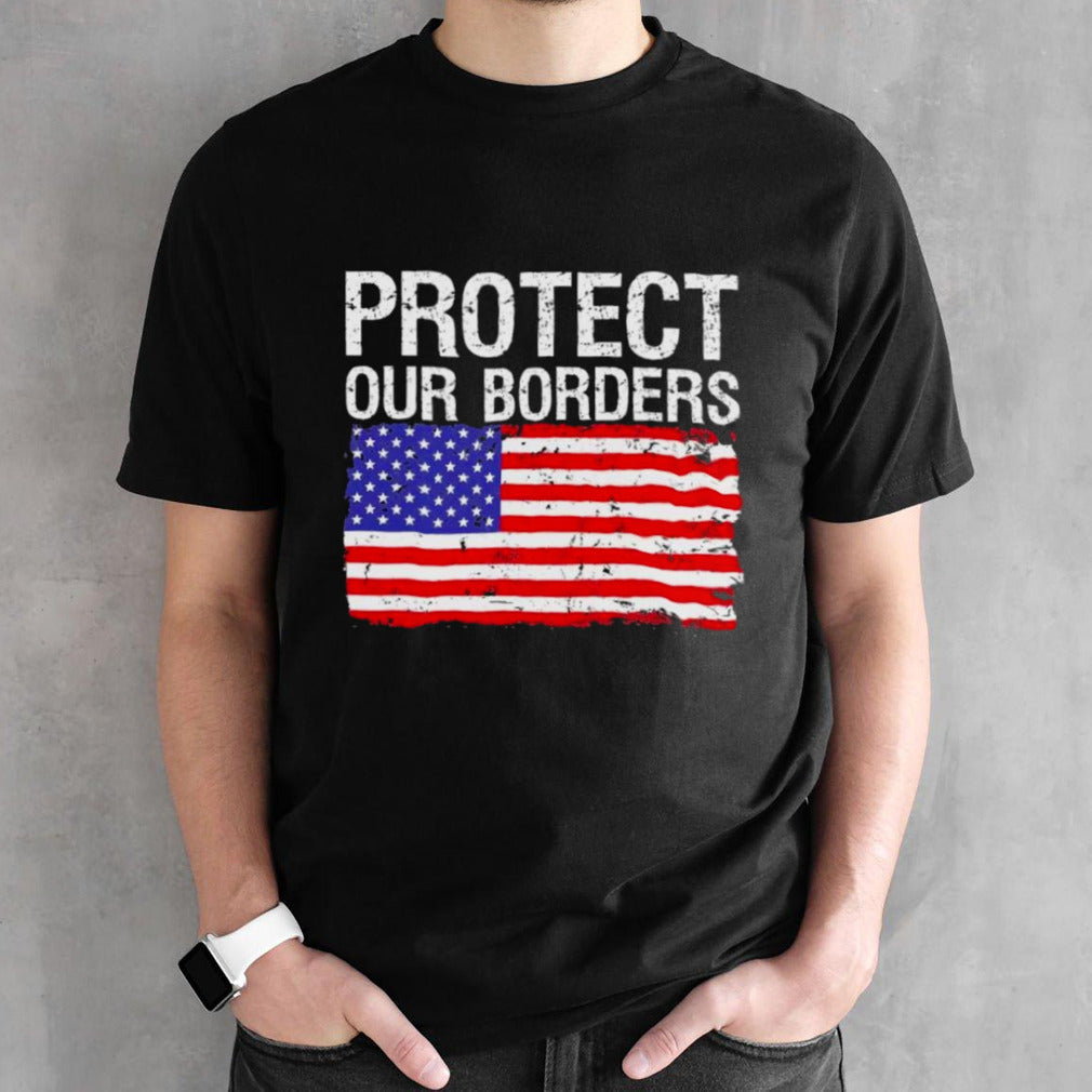 Official Protect Our Borders Law Enforcement Legal Immigration Shirt