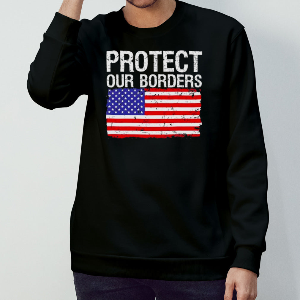Official Protect Our Borders Law Enforcement Legal Immigration Shirt