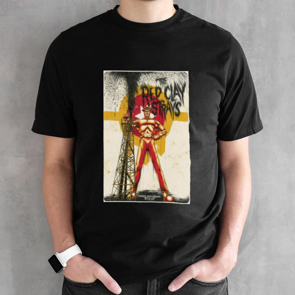 Official Red Clay Strays May 19 2024 Cains Ballroom Tulsa OK Poster Shirt