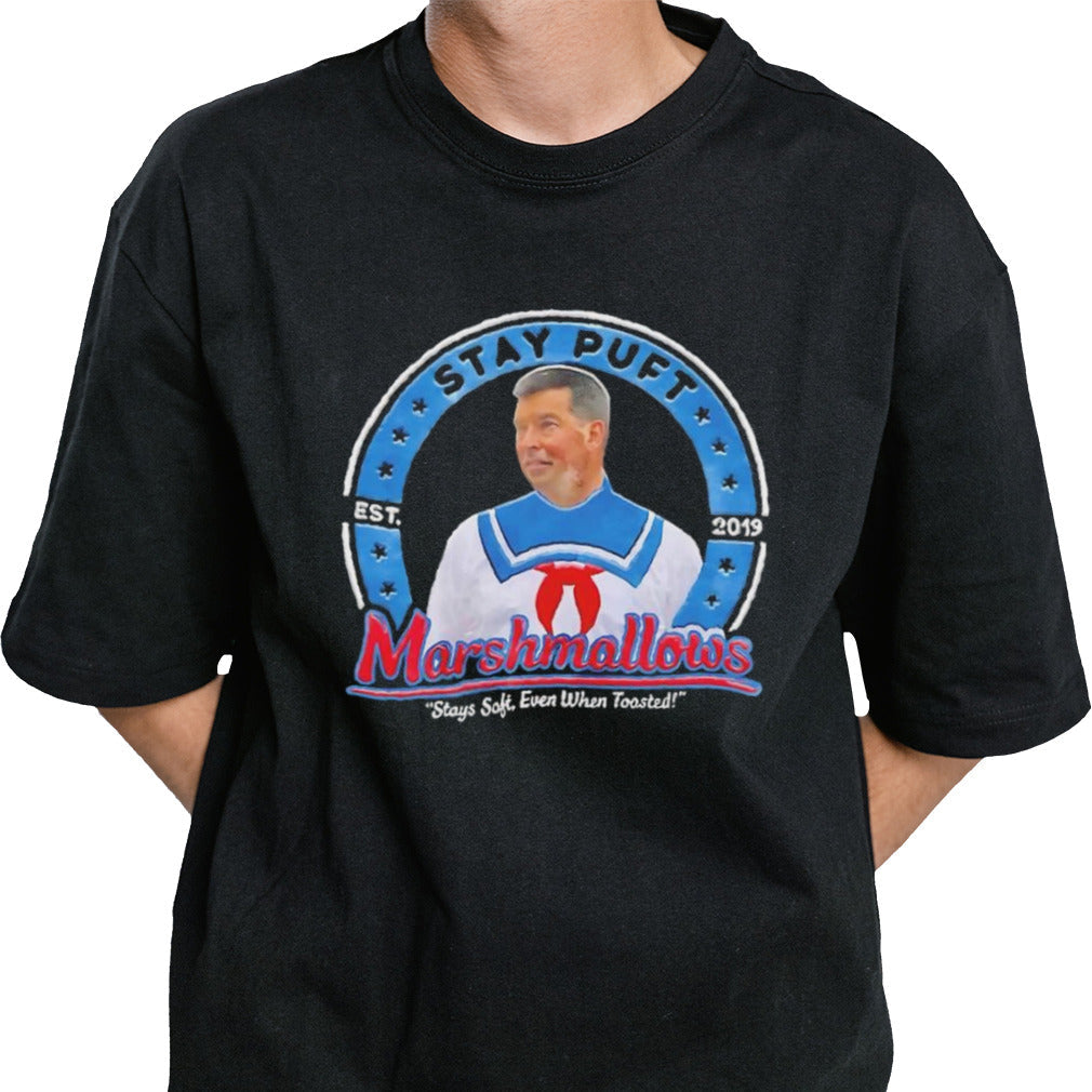 Official Stay Puft Marshmallows Stay Soft, Even Toasted Shirt