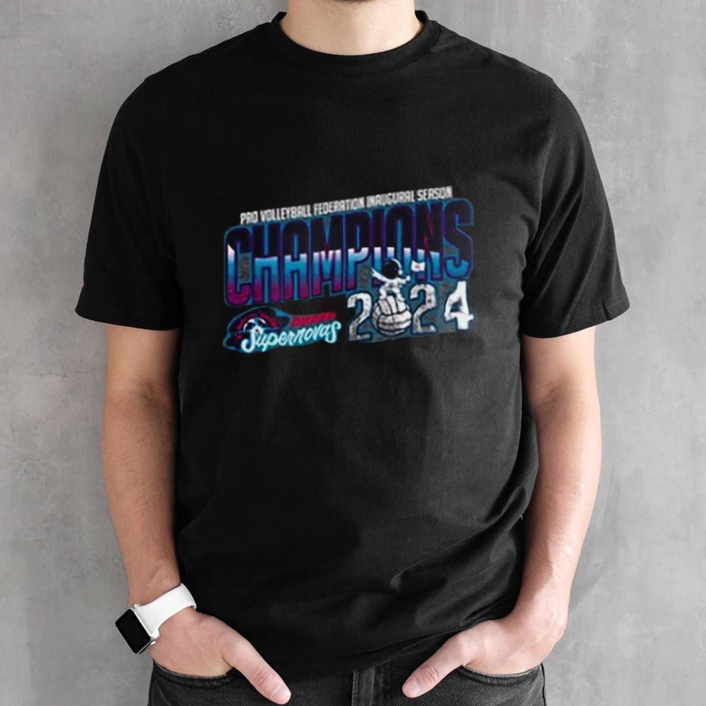 Official Supernovas PRO Volleyball Federation 2024 Inaugural Champions shirt
